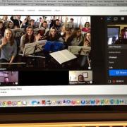 Orchesterprobe via Internet