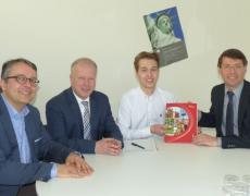 Eberhard Pfister, Peter Weiß, Paul Gaiser und Bruno Metz